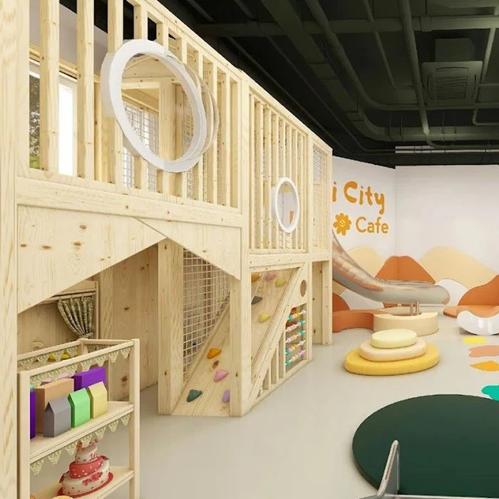 Nixi City Play Cafe With New Custom Play Cafe Equipment in Seattle, USA factory