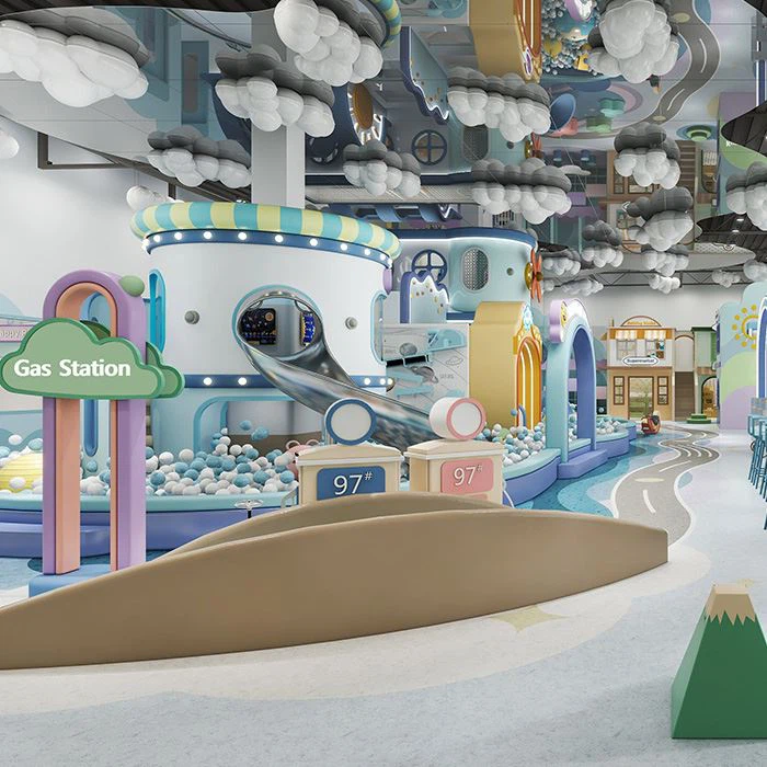 Play Cafe Design: Bringing Kumo's Wanderland, A 6,500 Sq ft Indoor Cloud Playground, To Life factory